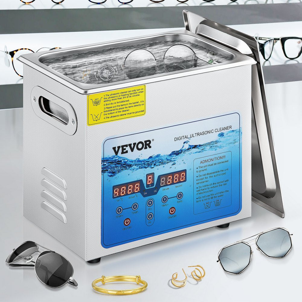 KW-QXJ-20A-2 - Premium 3L Ultrasonic Cleaner with Adjustable Frequency