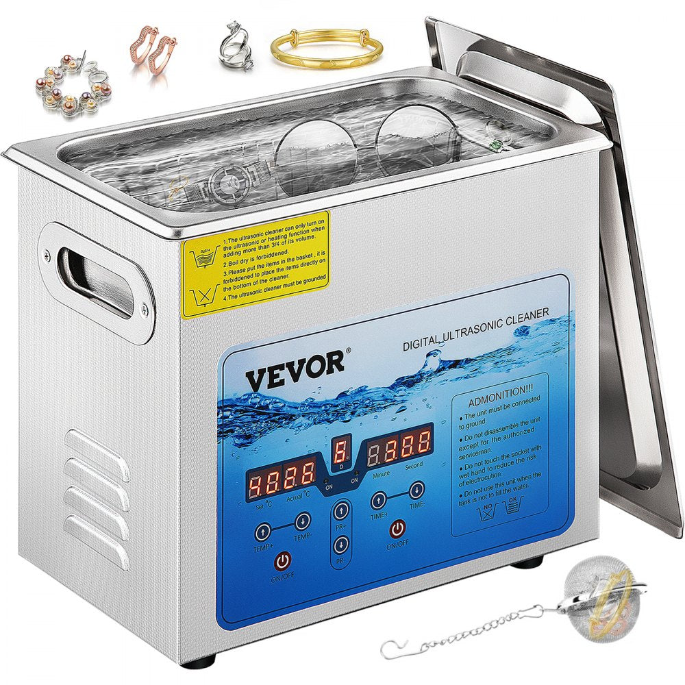 KW-QXJ-20A-2 - Premium 3L Ultrasonic Cleaner with Adjustable Frequency