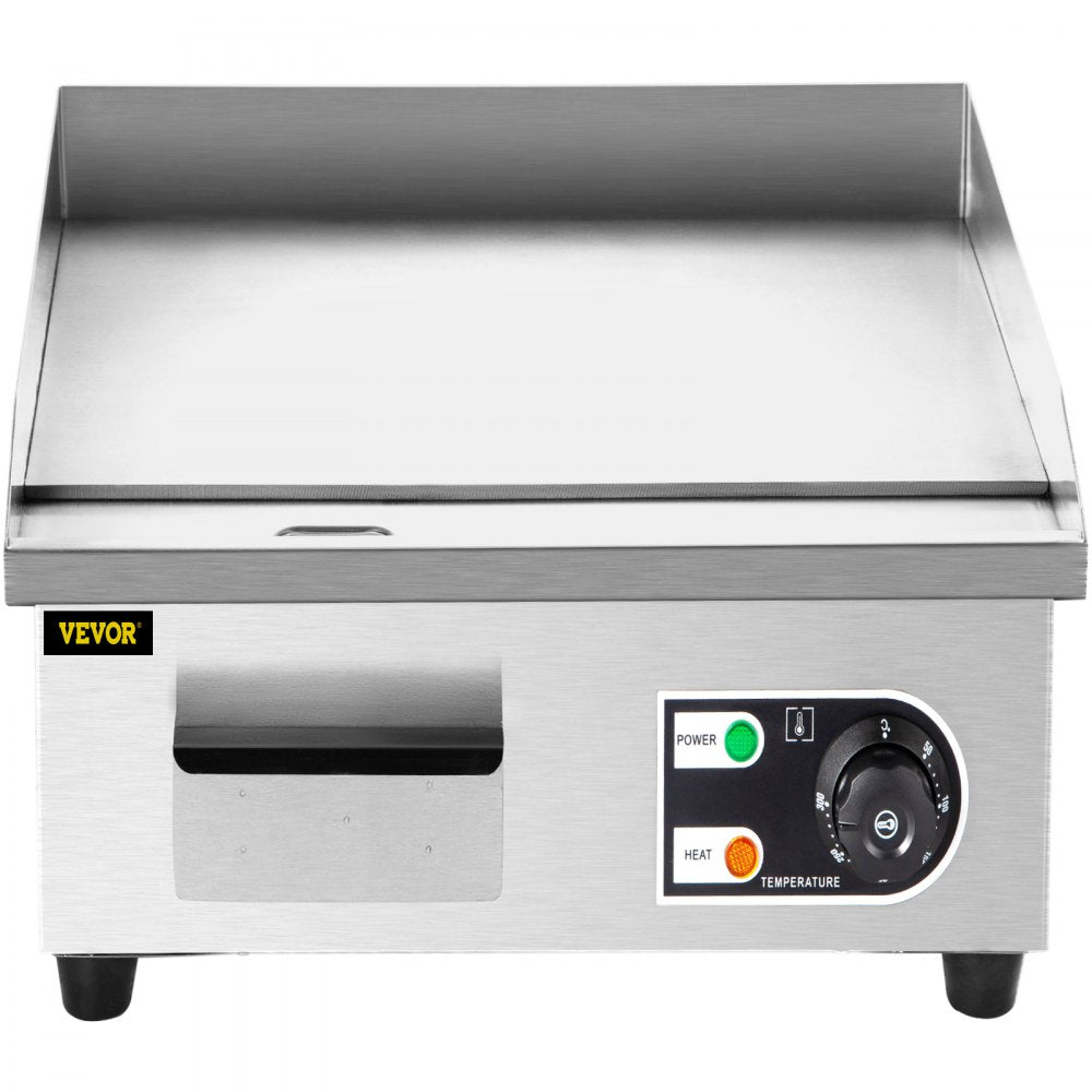 010179788823 - 14" Stainless Steel Electric Griddle for Home & Restaurant Use