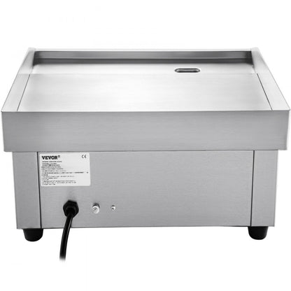 010179788823 - 14" Stainless Steel Electric Griddle for Home & Restaurant Use