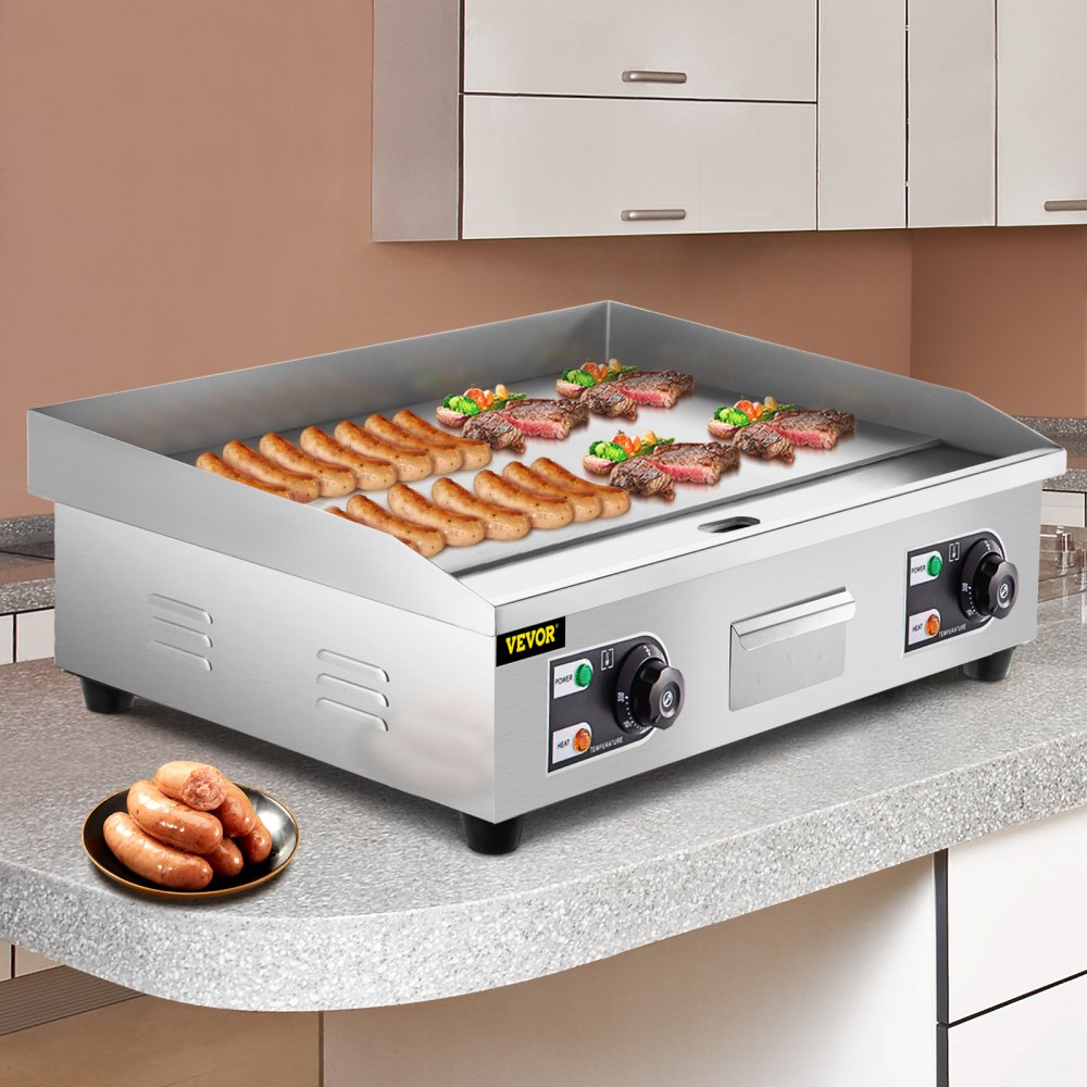 010202054091 - 29" Stainless Steel Electric Griddle with Temperature Control