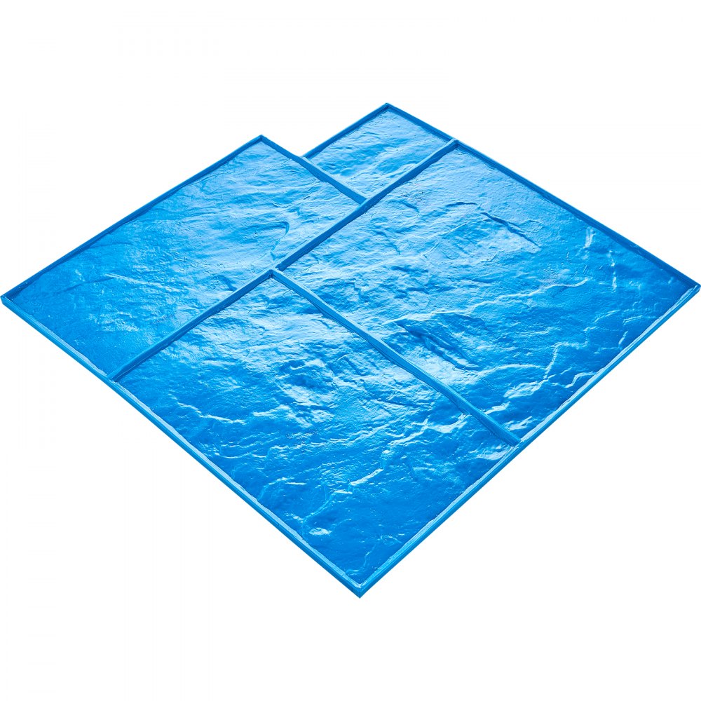 YX-09 - 7-Piece Durable Polyurethane Concrete Texture Mats for Versatile Surfaces