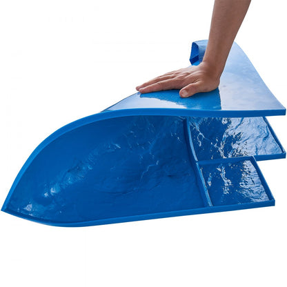 YX-09 - 7-Piece Durable Polyurethane Concrete Texture Mats for Versatile Surfaces