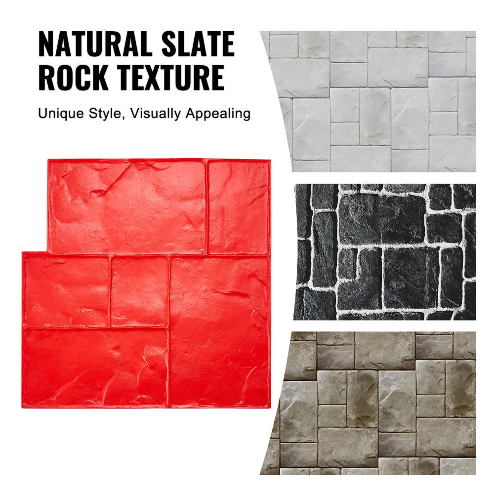 YX-06 - Durable 24" Polyurethane Concrete Stamp Mat for Elegant Surfaces