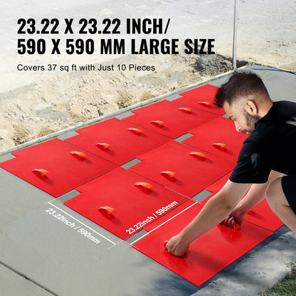 YX-06 - Durable 24" Polyurethane Concrete Stamp Mat for Elegant Surfaces