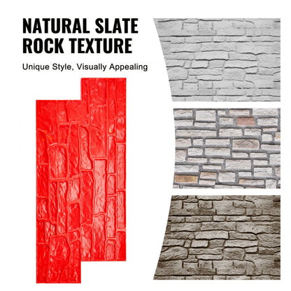 YX-07 - Durable 28" x 12" Polyurethane Concrete Stamp Mat with Handles