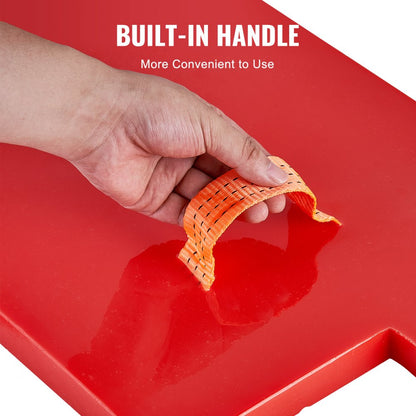 YX-07 - Durable 28" x 12" Polyurethane Concrete Stamp Mat with Handles