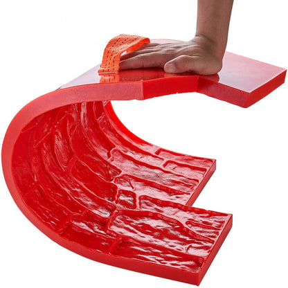 YX-07 - Durable 28" x 12" Polyurethane Concrete Stamp Mat with Handles