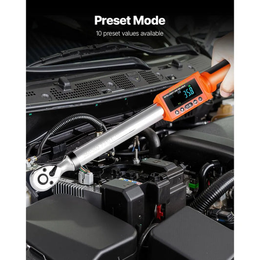 SX3812 - Digital Torque Wrench Set with ±2% Accuracy and Dual Drive