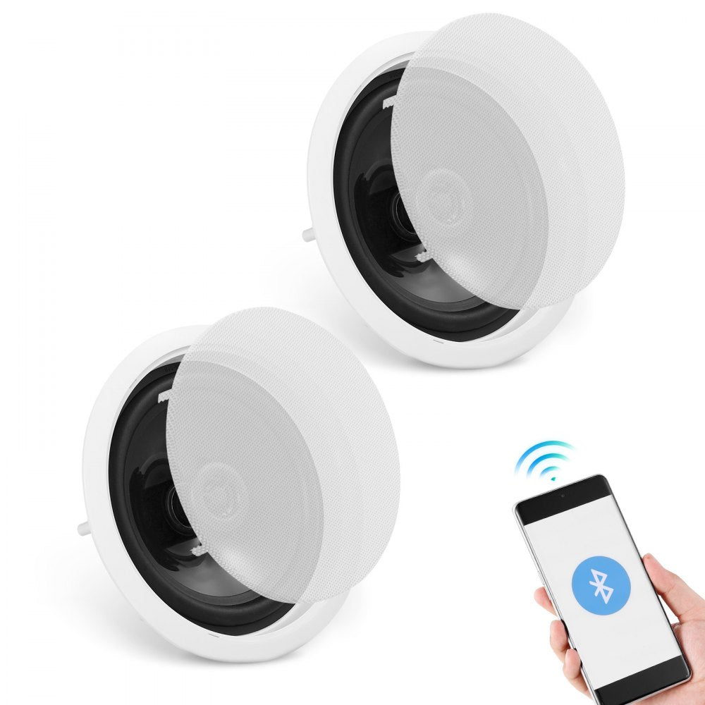 645-BT - VEVOR 6.5-Inch Bluetooth Ceiling Speakers with 150W Power