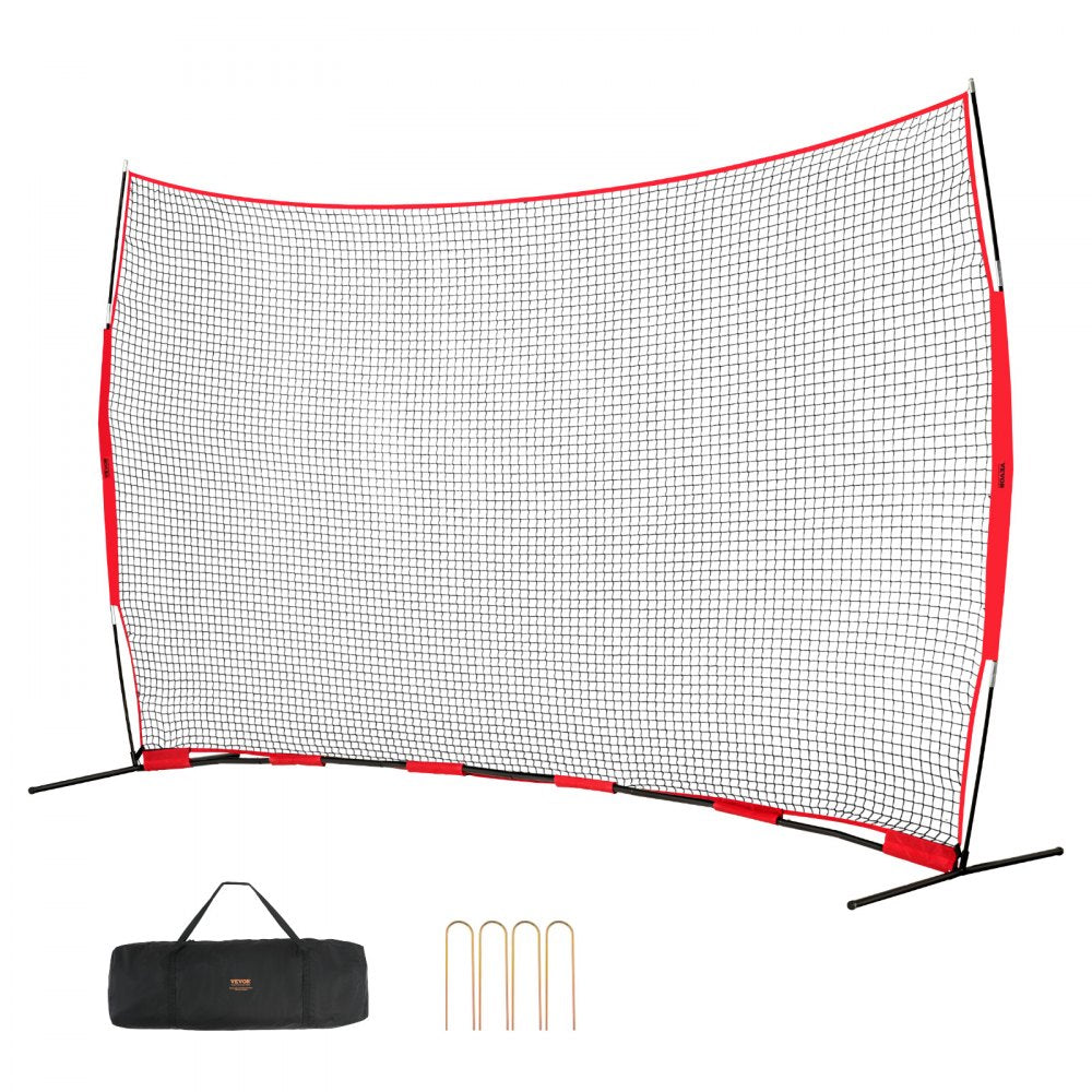 SSPDYBQ005 - 16x10 ft Sports Safety Backstop Net for Ball Games