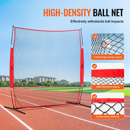 SSPDYBQ003 - 7x7 ft Durable Backstop Net for Safe Sports Training