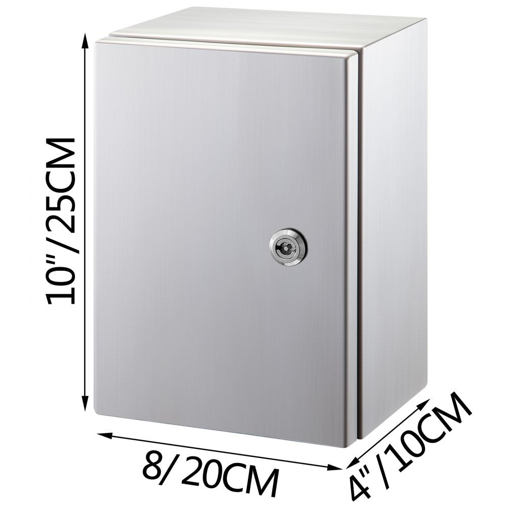 SP-B3 252010 - 10 x 8 x 4" Durable Stainless Steel Enclosure