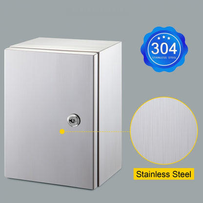 SP-B3 302515 - 12"x10"x6" VEVOR Stainless Steel Weatherproof Enclosure