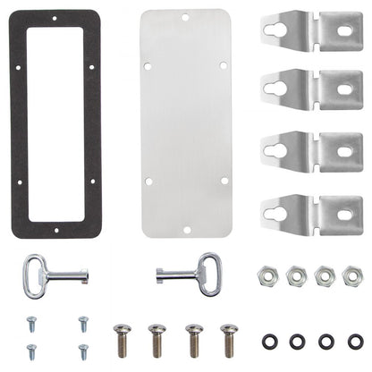 SP-B3 303020 - 12"x12"x8" NEMA 4 Enclosure, Waterproof Stainless Steel