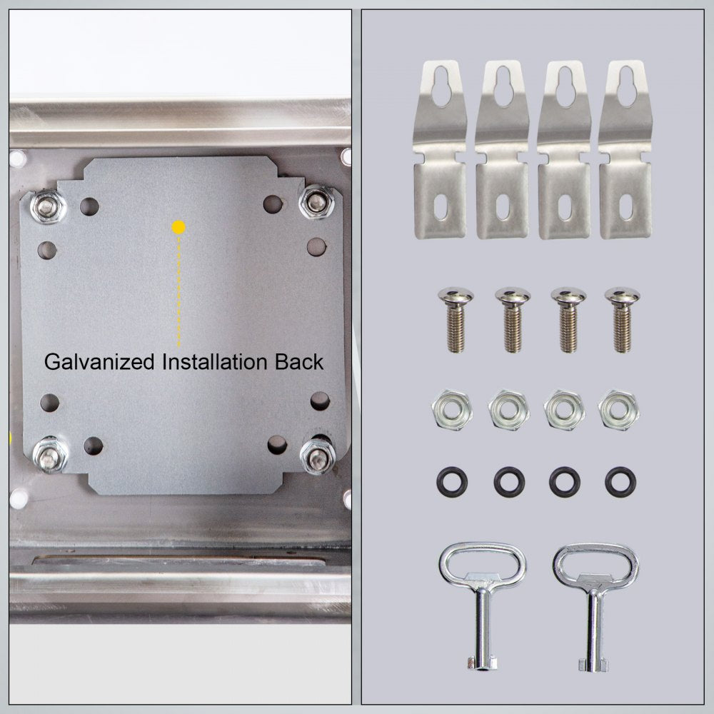 SP-B3 404020 - Durable 16"x16"x8" Stainless Steel Enclosure for Harsh Conditions