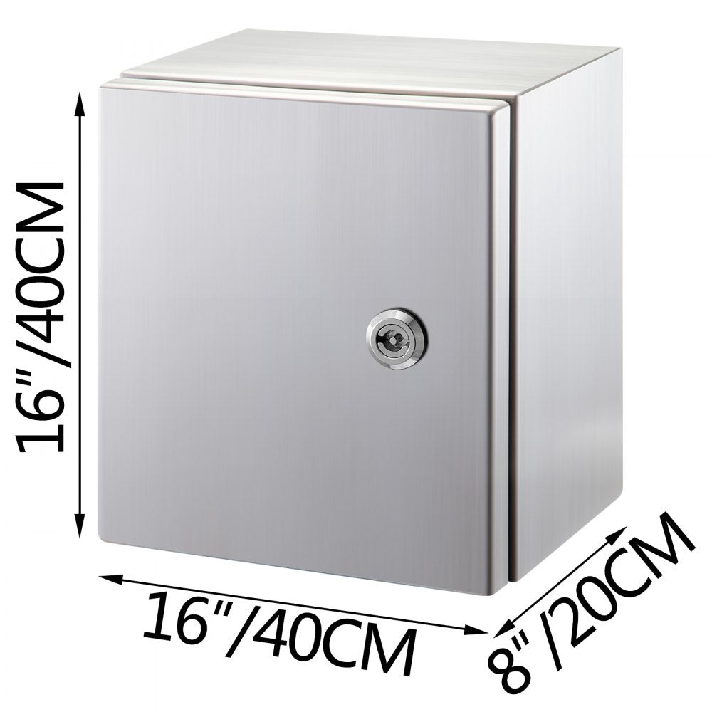SP-B3 404020 - Durable 16"x16"x8" Stainless Steel Enclosure for Harsh Conditions