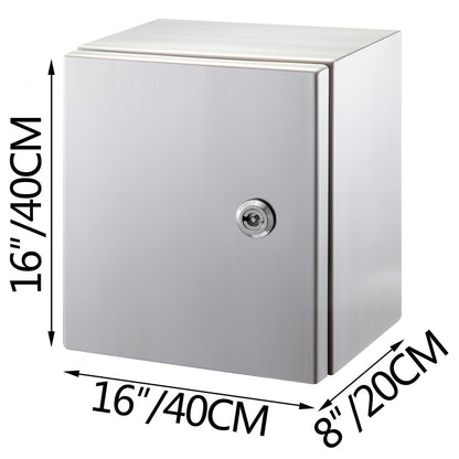 SP-B3 404020 - Durable 16"x16"x8" Stainless Steel Enclosure for Harsh Conditions