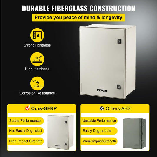 010119391739 - Heavy-Duty NEMA Enclosure 24x16 with IP66 Waterproofing