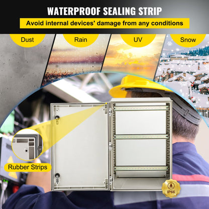 010119391739 - Heavy-Duty NEMA Enclosure 24x16 with IP66 Waterproofing