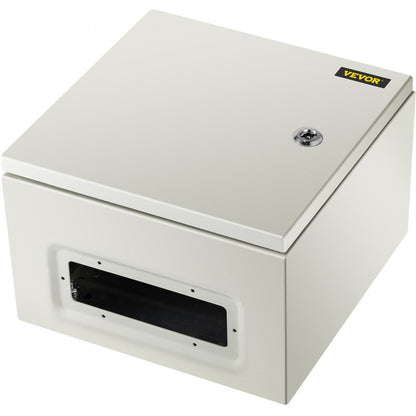 SPT - 12"x12"x8" Durable NEMA Steel Enclosure, Lockable & Powder Coated