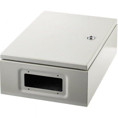 SPT - 16'' x 12'' VEVOR Carbon Steel Weather-Resistant Enclosure Box
