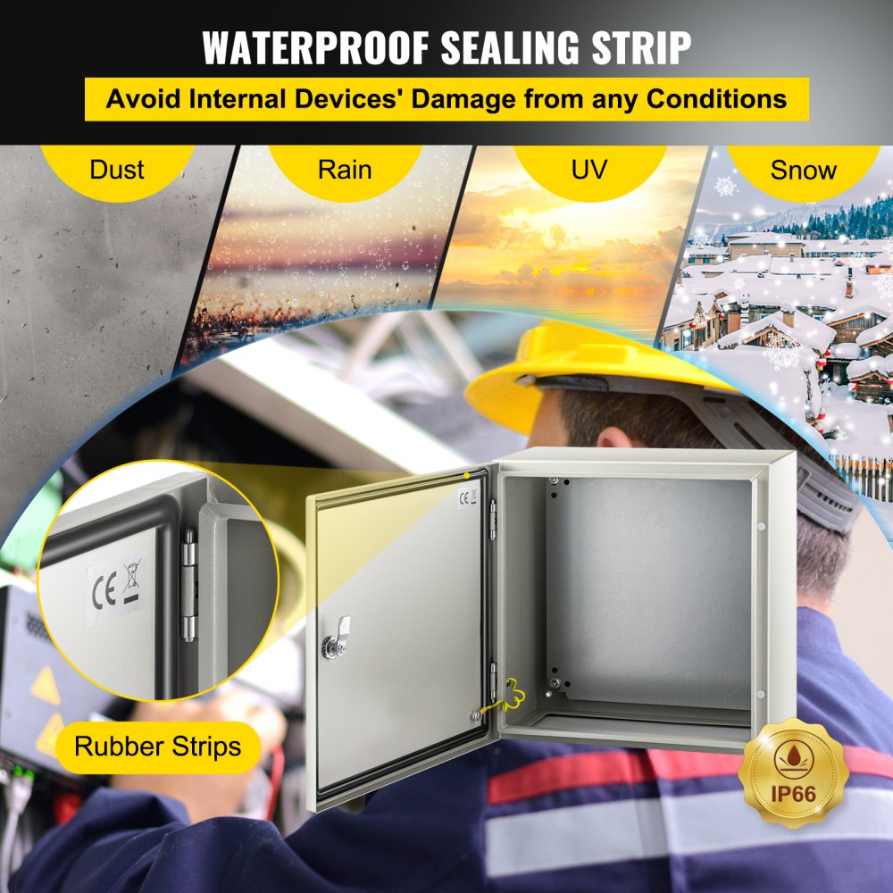 SPT - 16'' NEMA Steel Enclosure Box with IP66 Protection