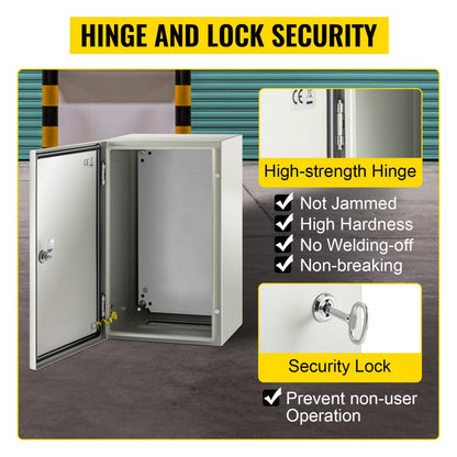 SPT - 20'' VEVOR Steel Enclosure Box for Indoor/Outdoor Use