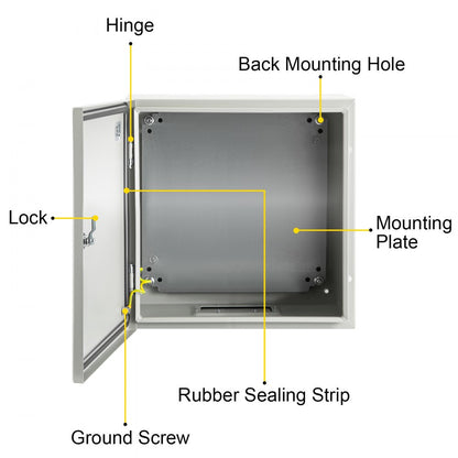 SPT - 20'' NEMA Steel Enclosure with IP66 Protection