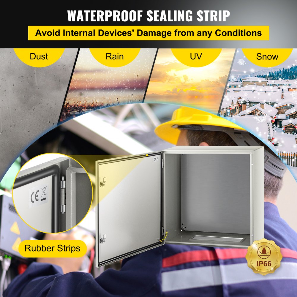 SPT - 24x24 NEMA Steel Enclosure with IP66 Weather Protection