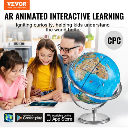 SKU1 - 10" Interactive Educational Globe for Kids