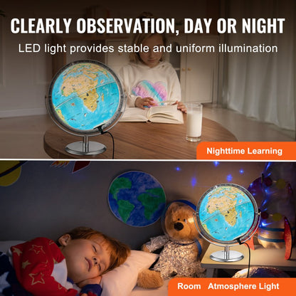 SKU1 - 10" Interactive Educational Globe for Kids