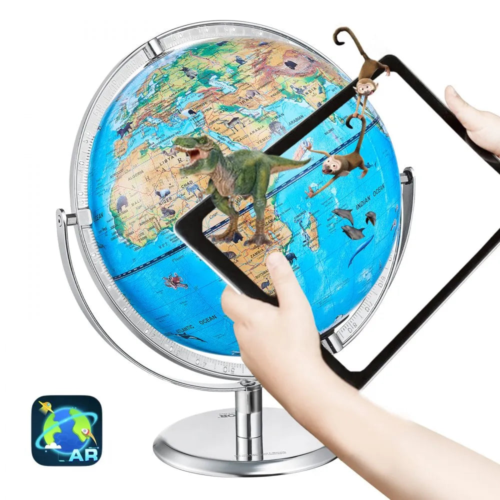 SKU1 - 10" Interactive Educational Globe for Kids