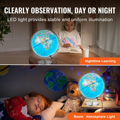 SKU2 - Interactive 9" Talking Globe for Kids' Educational Fun