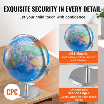 SKU2 - Interactive 9" Talking Globe for Kids' Educational Fun