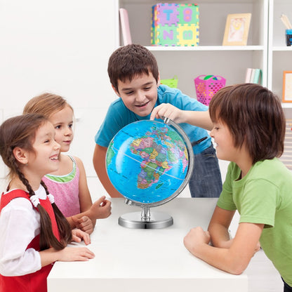 SKU3 - 8" VEVOR Rotating Educational Globe with Sturdy Stand