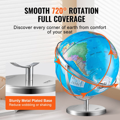 SKU6 - 13" Illuminated Globe with Constellations for Kids' Rooms