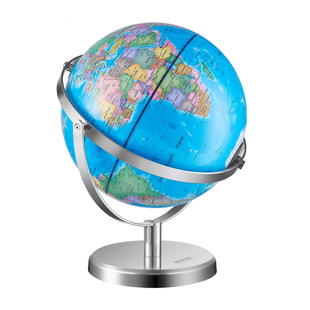 SKU5 - 9" VEVOR Illuminated Globe & LED Night Light