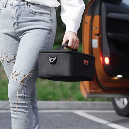 110-BK - 2QT Portable Oven, 80W Food Warmer for Home & Office