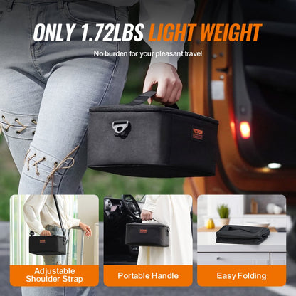 310-BK - Compact 80W Portable Oven for Home & Travel