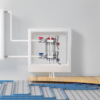 7012-25-02-00-NPT - VEVOR 2-Branch Stainless Steel Heat Manifold, 5L/min Flow Rate