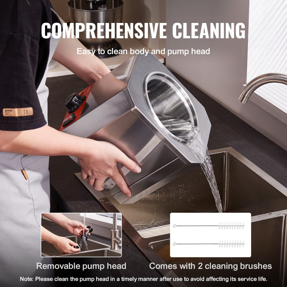 BH-01 - Stainless Steel Electric Cheese Dispenser for Smooth Dips