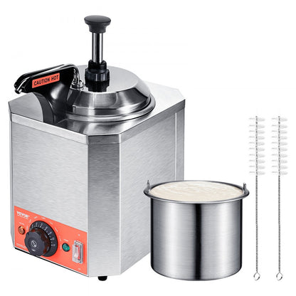 BH-01 - Stainless Steel Electric Cheese Dispenser for Smooth Dips