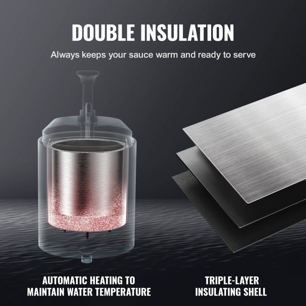 RBH-01 - 2.3 Qt Electric Cheese Dispenser for Restaurants & Food Trucks