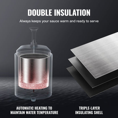 RBH-01 - 2.3 Qt Electric Cheese Dispenser for Restaurants & Food Trucks