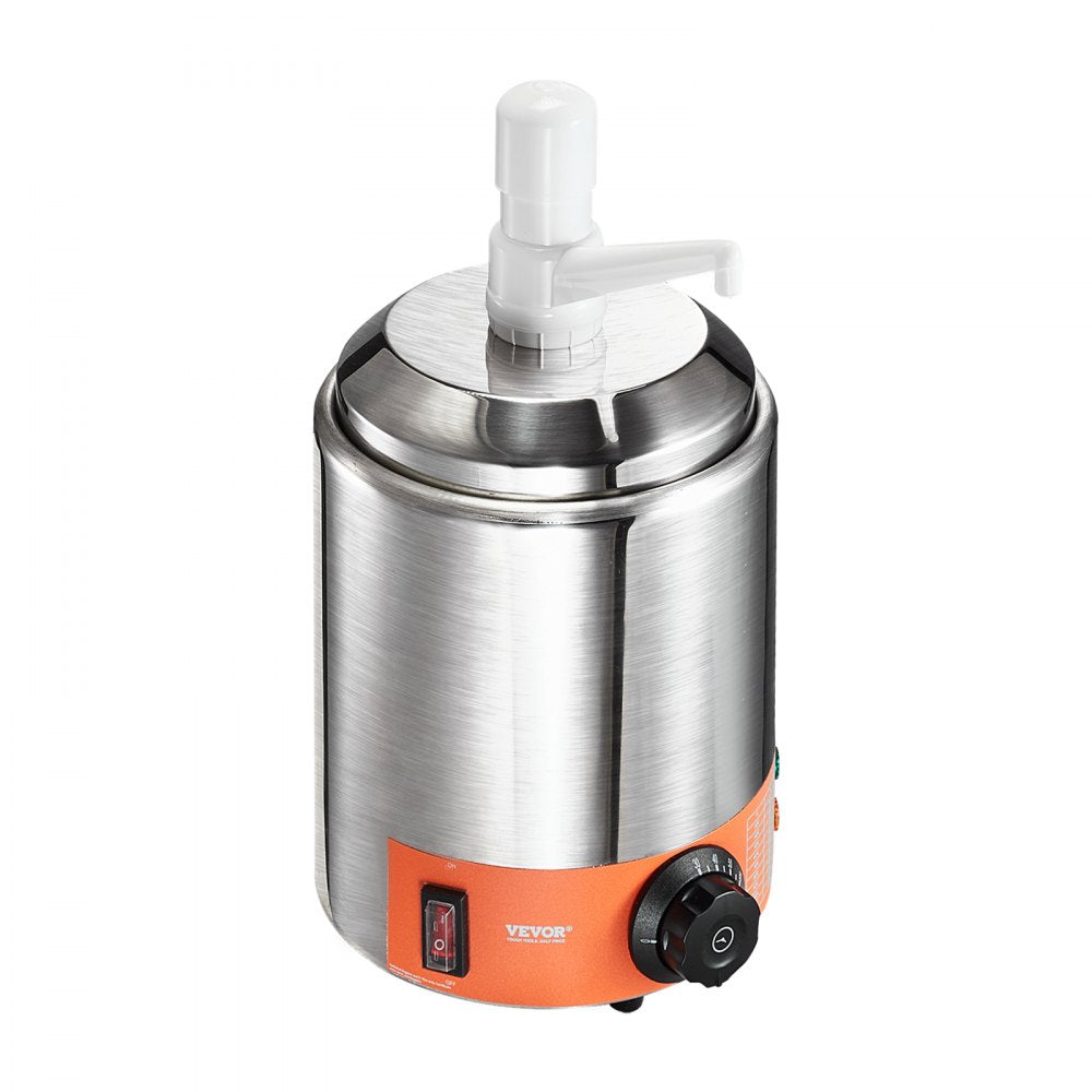 RPBH-01 - Compact 2.3 QT Stainless Steel Cheese Dispenser for Food Service