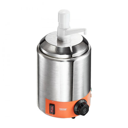 RPBH-01 - Compact 2.3 QT Stainless Steel Cheese Dispenser for Food Service