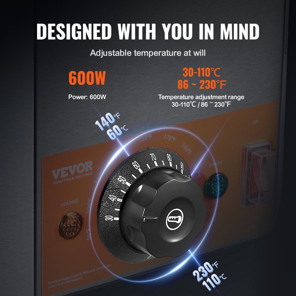 PBH-02 - 2.3 QT Electric Cheese Dispenser with Temperature Control