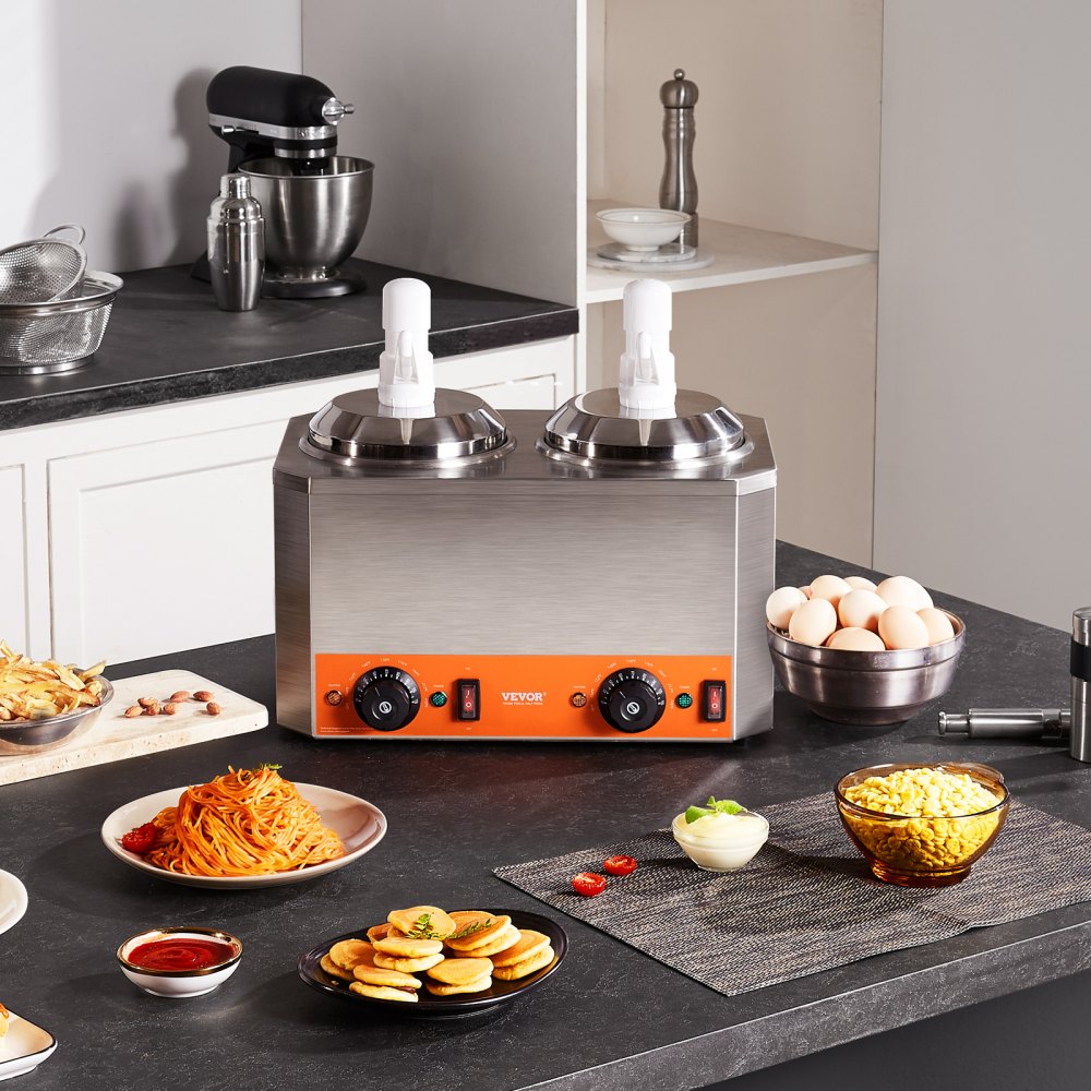 PBH-02 - 2.3 QT Electric Cheese Dispenser with Temperature Control