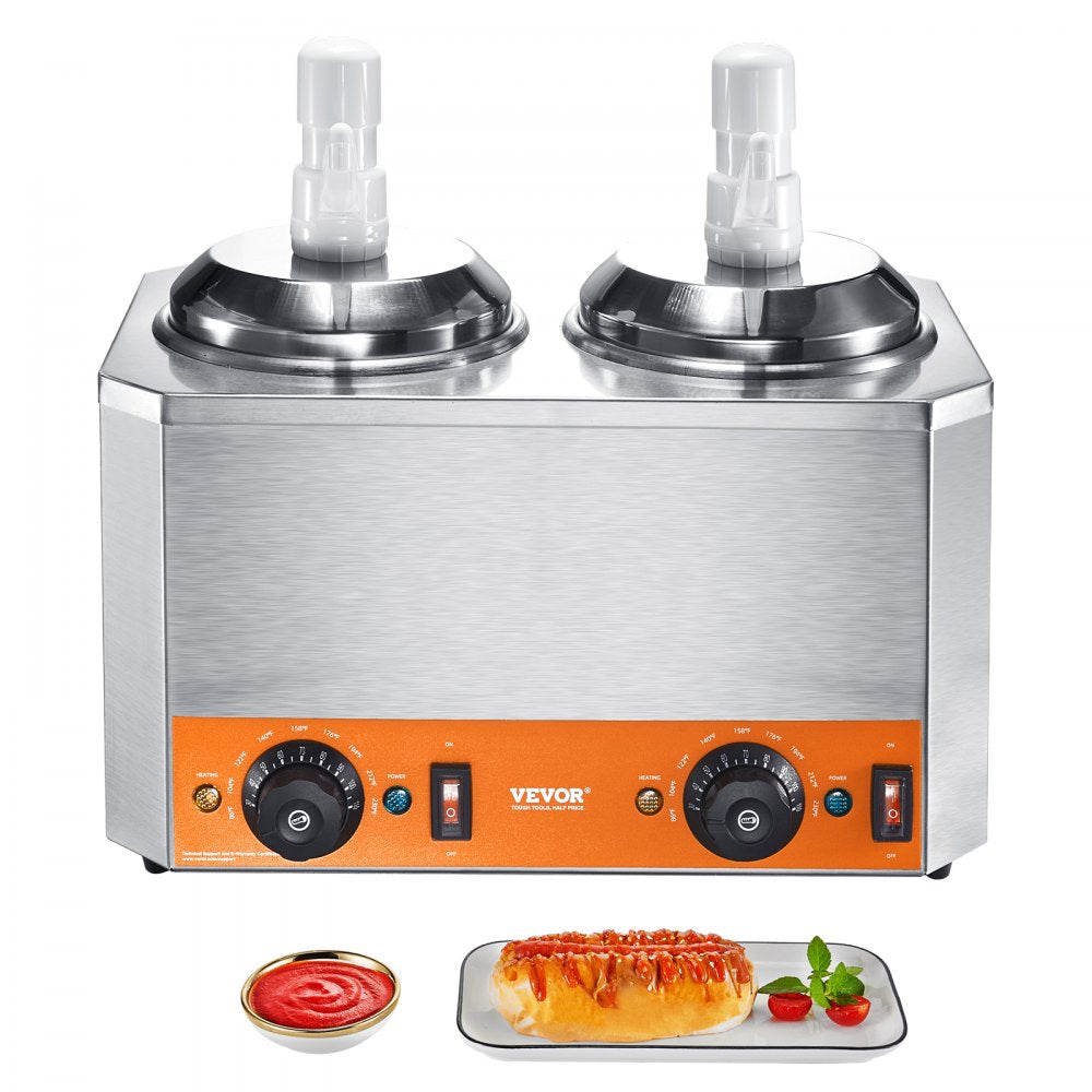 PBH-02 - 2.3 QT Electric Cheese Dispenser with Temperature Control